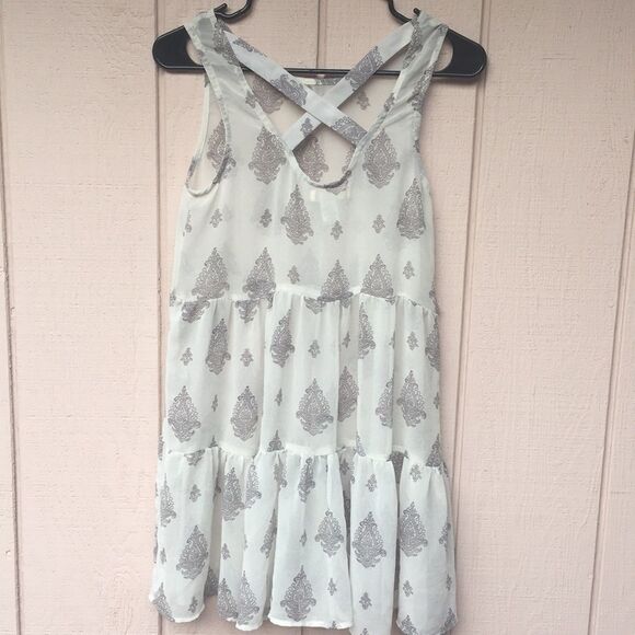 BAND of Gypsies Sheer Chiffon Dress - Picture 2 of 8